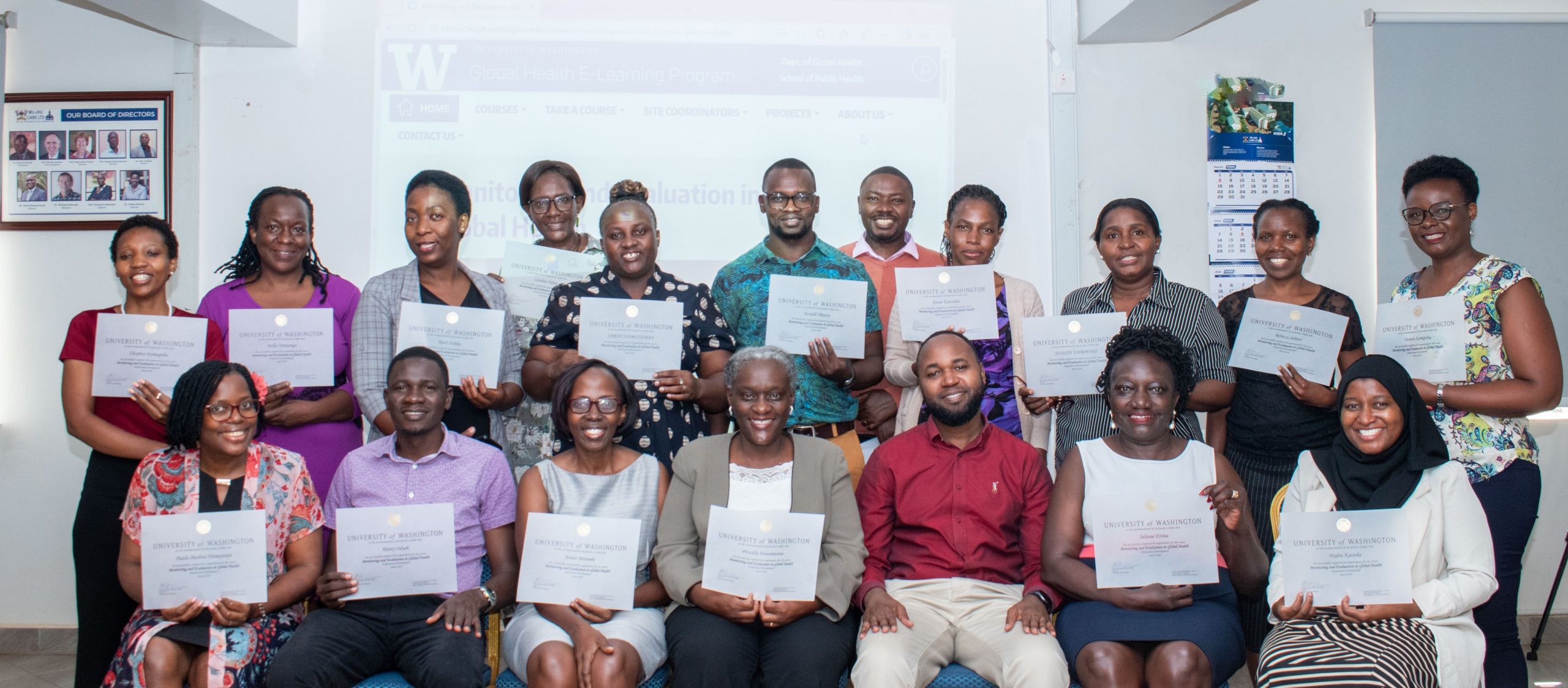 UW M&E in Global Health Certificate Awards_Group UW M&E in Global Health Certificate Awards_Group